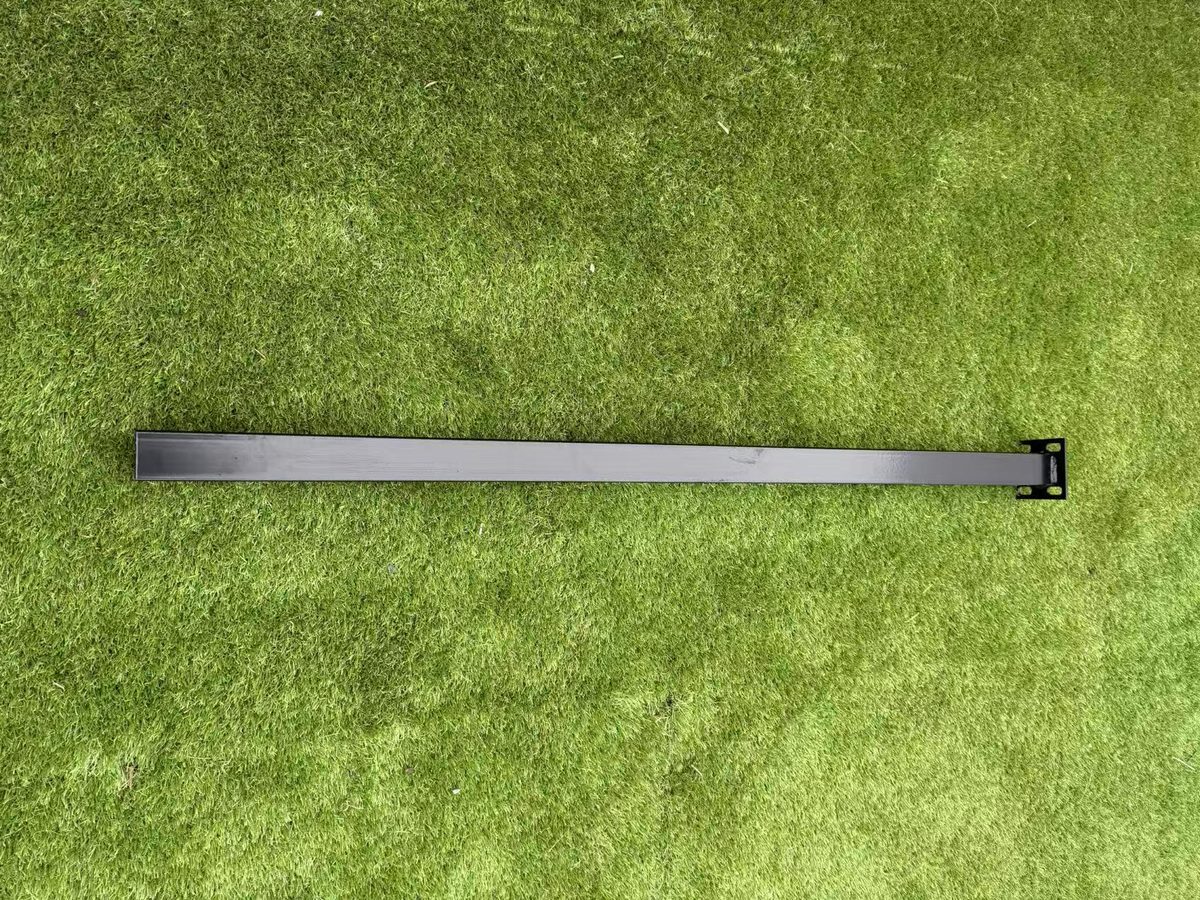 1.3m 50x50 Post with Base (Black)